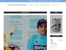 Tablet Screenshot of cyclingshorts.uk.com